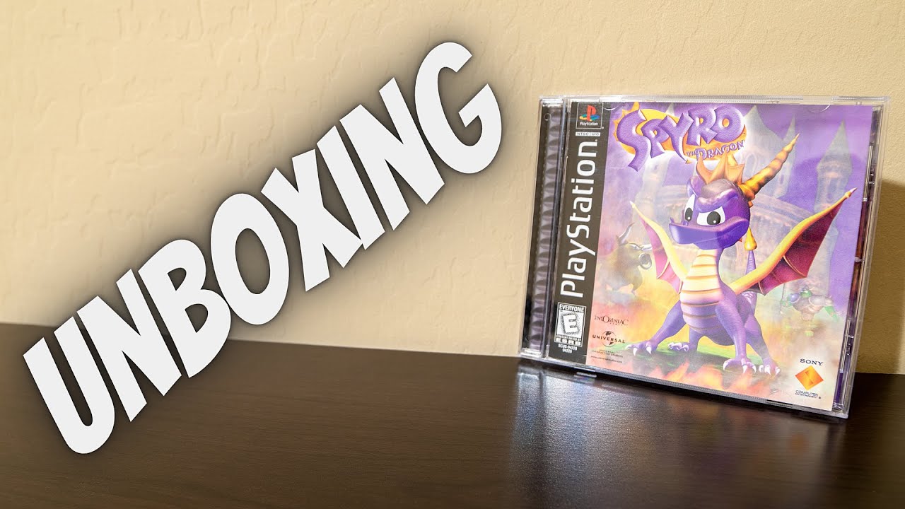 UNBOXING Spyro the Dragon with Sweepstakes Insert Inside - Playstation