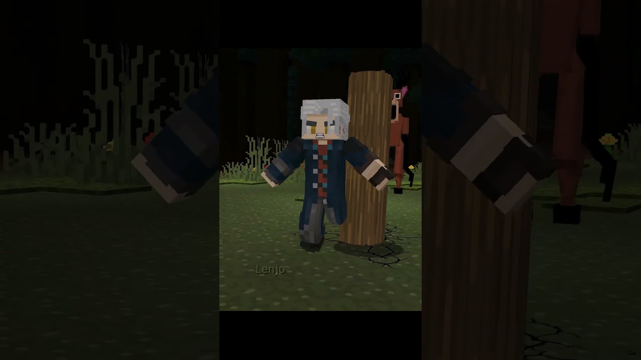POV: 99 Nights in the forest💀 | Minecraft x Roblox