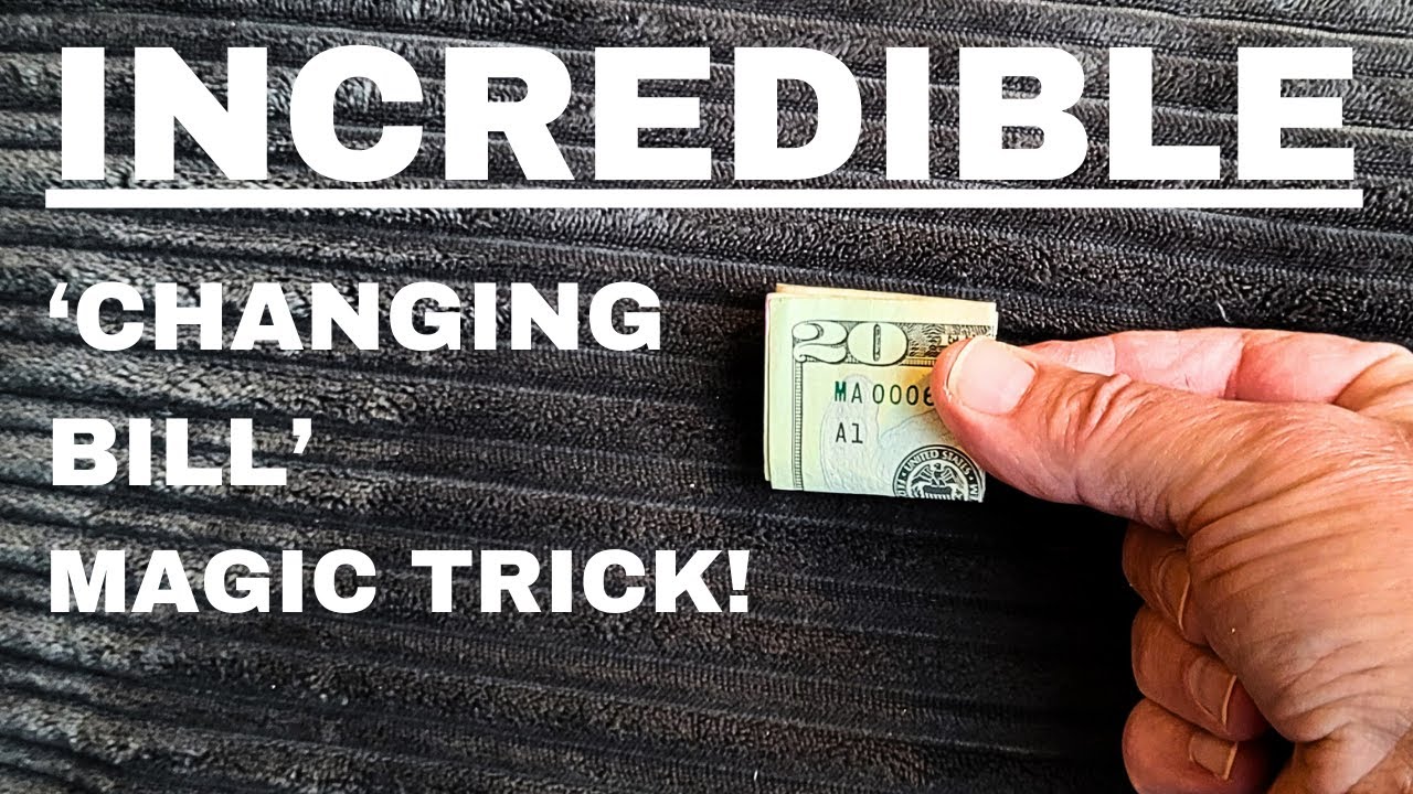 Learn INCREDIBLE 'Changing Bill' Magic Trick (Jay Sankey Magic Trick Secrets Tutorial!)