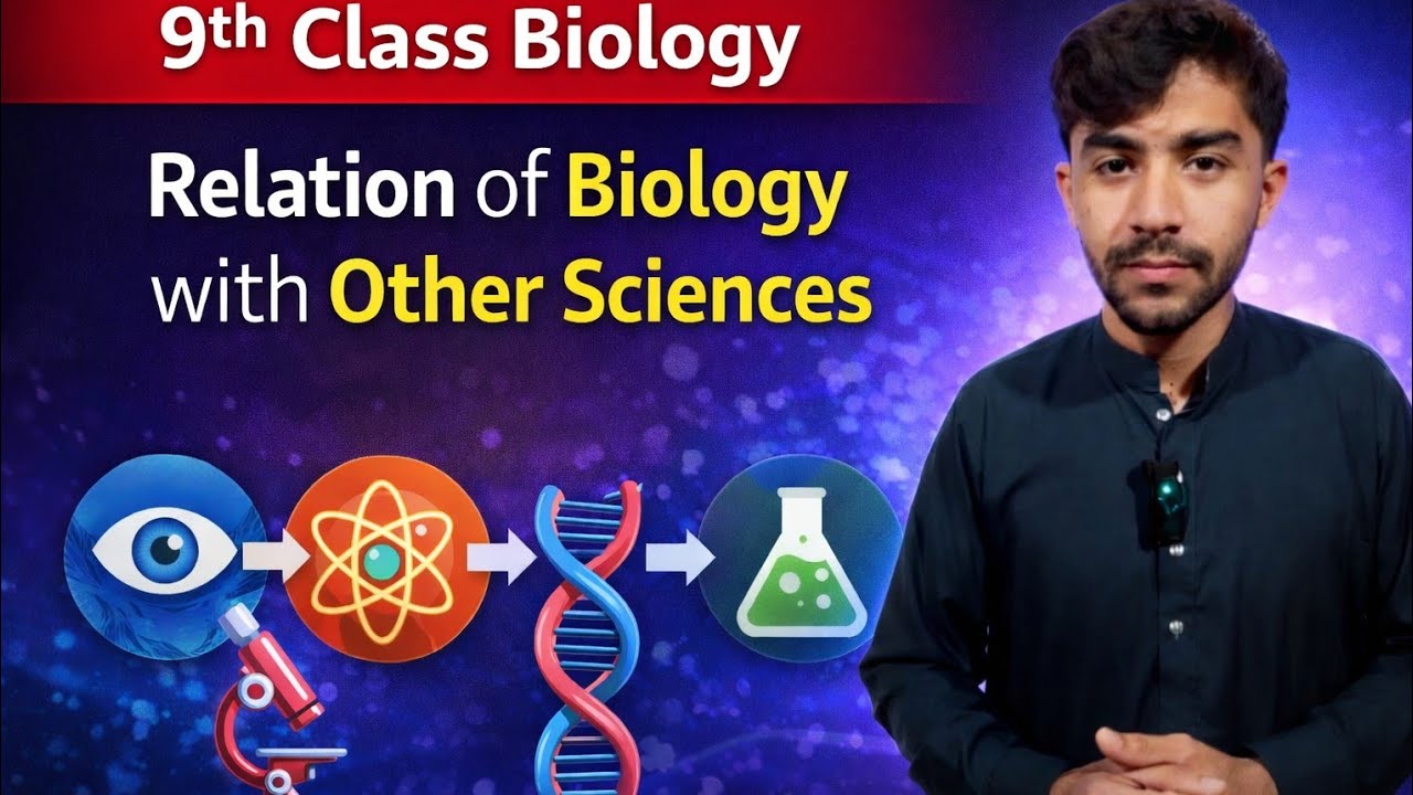 9th Class Biology Chapter 1 | Relation of Biology with Other Sciences | Full Lecture | Punjab Board