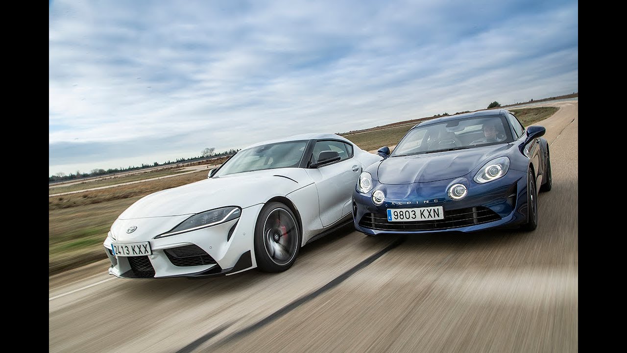 Alpine A110 vs Toyota GR Supra en circuito