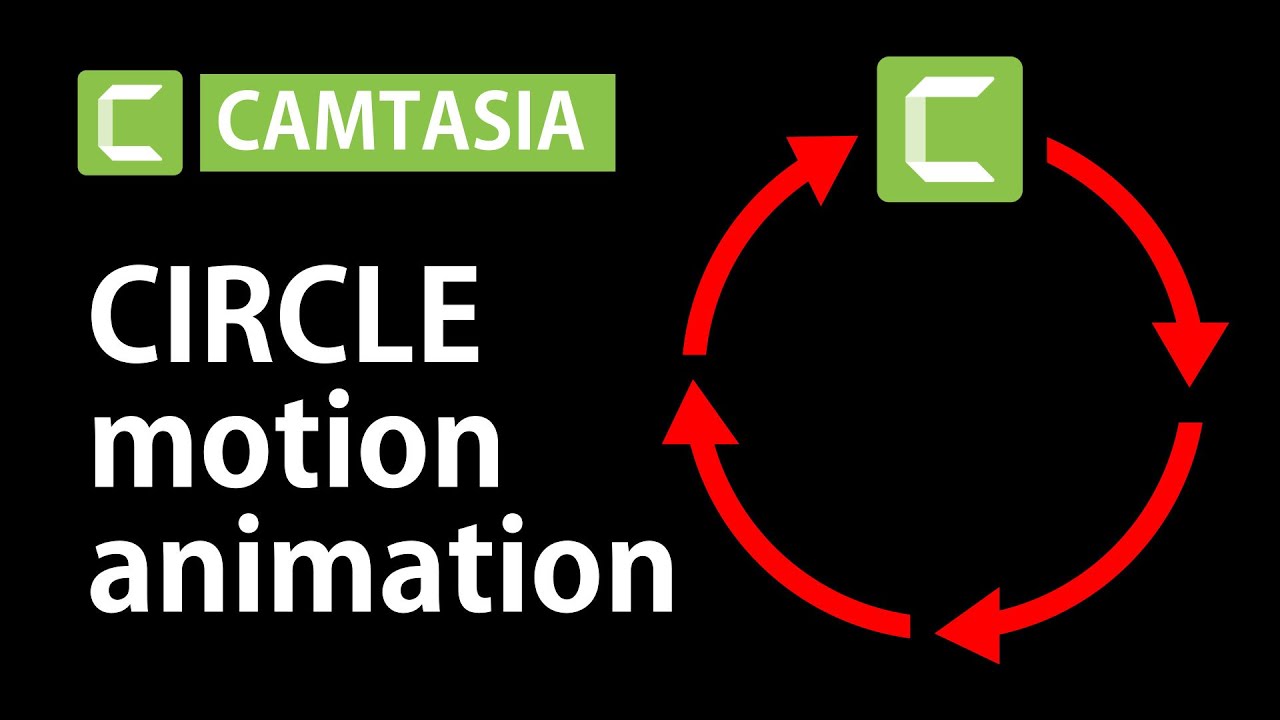 Animate moving objects along a circle path in #Camtasia | Circle motion tutorial