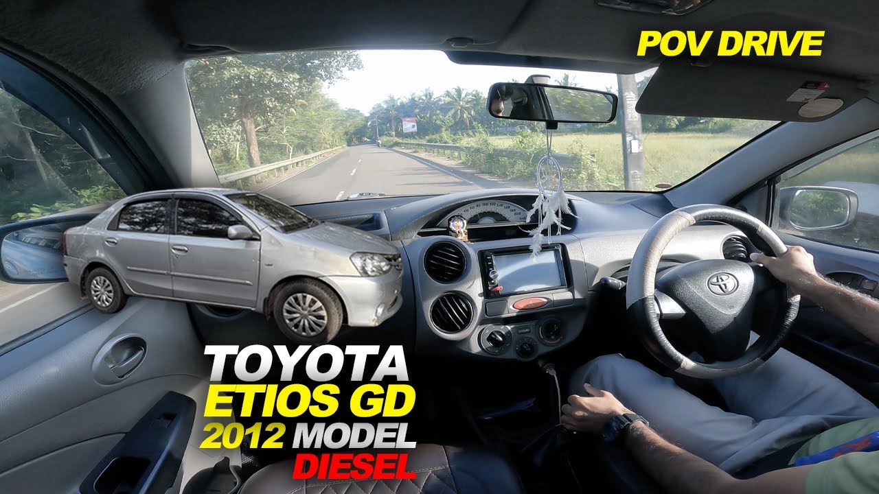 TOYOTA ETIOS 1.4 DIESEL | 2012 MODEL | POV TEST DRIVE | ASMR | ETIOS SEDAN | POV DRIVE