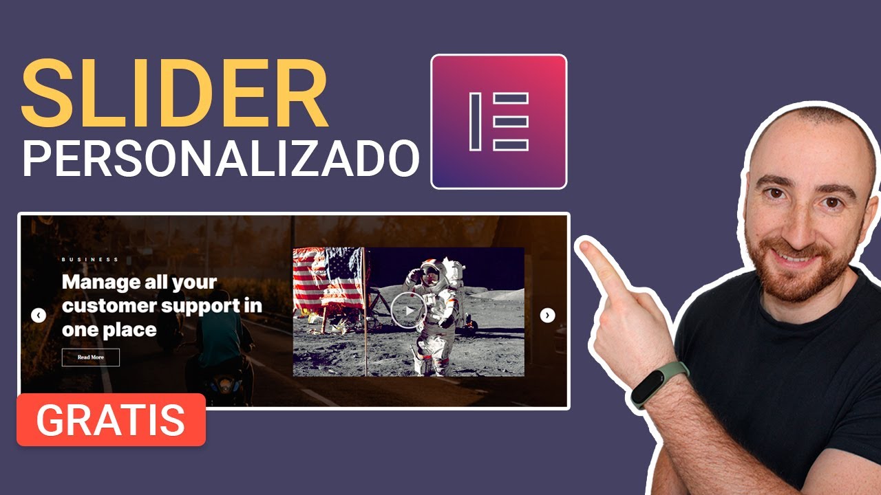 Crear SLIDER  Ancho Completo con Elementor GRATIS | Slider Personalizado