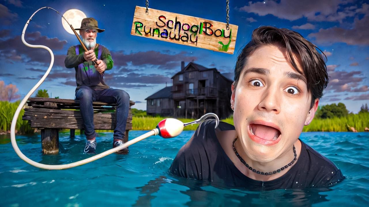 РЫБАК МАНЬЯК ПОЙМАЛ МЕНЯ КАК РЫБУ!😱НОВЫЙ АКТ В Побег Пацана: Стэлс Школьника!😨