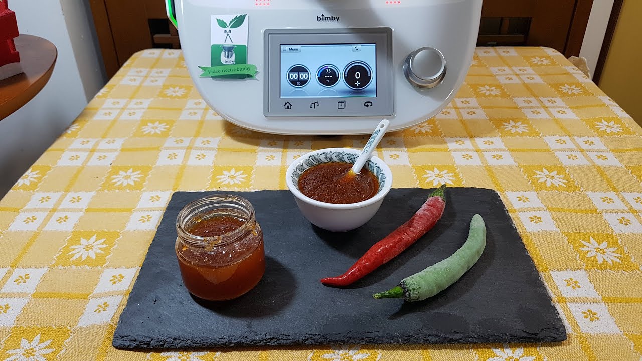 Marmellata di peperoncini piccanti per bimby TM6 TM5 TM31