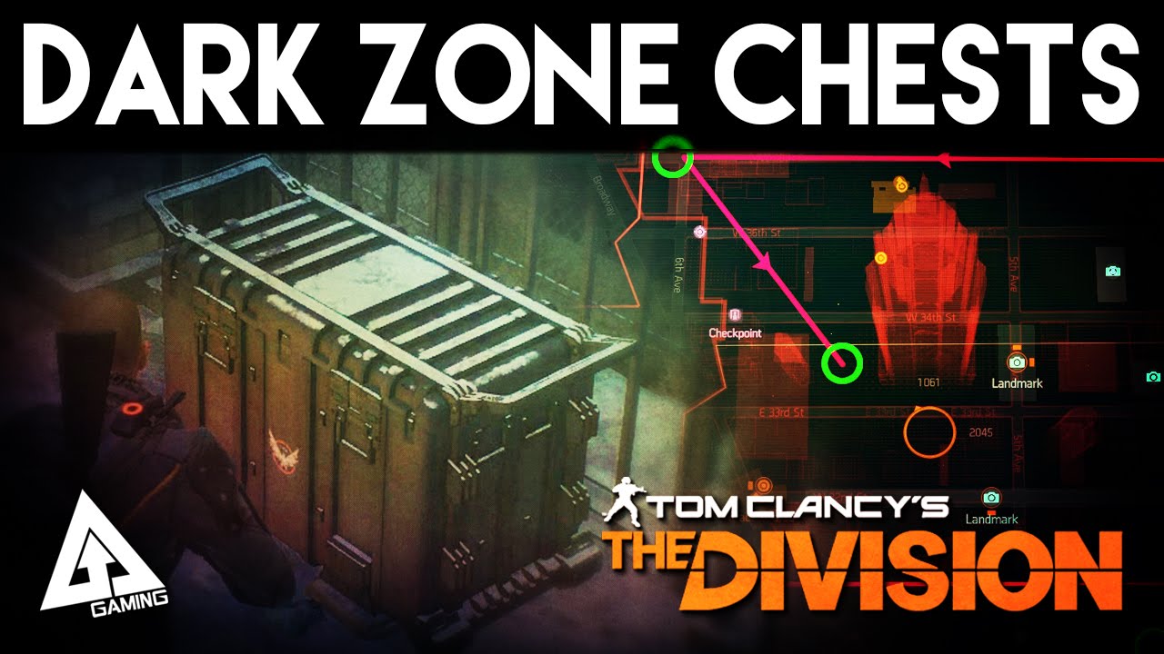 The Division All Dark Zone Chest Locations DZ01 & DZ02 