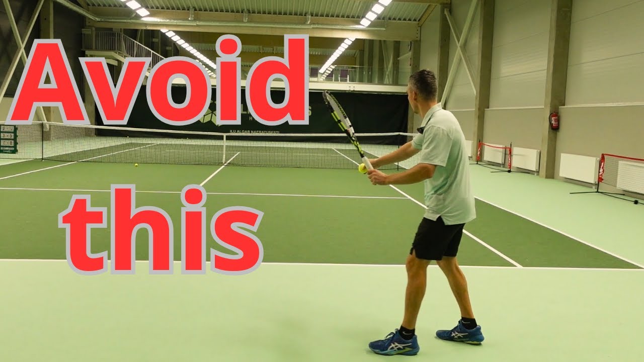 The BIGGEST mistake you can do when rallying behind the baseline
