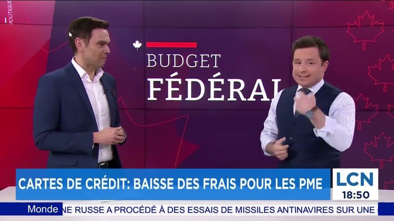 Charles Milliard, PDG de la FCCQ, r&eacute;agit au budget f&eacute;d&eacute;ral 2023-2024 | LCN &Agrave; vos affaires