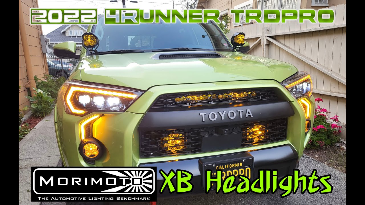 2022 Toyota 4Runner TRD PRO Morimoto XB Headlights(amber)