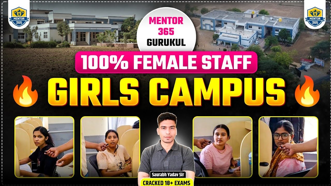 Best Gurukul for Girls 🔥 | 100% Female Staff | Mentor 365 Girls Gurukul Full Tour