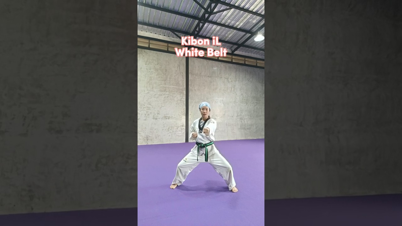 Kibon iL for White belt #shorts #taekwondo #pattern