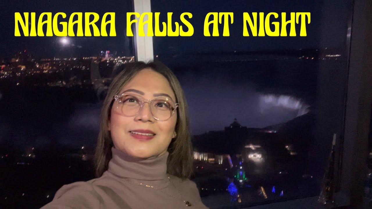 Niagara Falls at Night/At Oakes Hotel/ Overlooking
