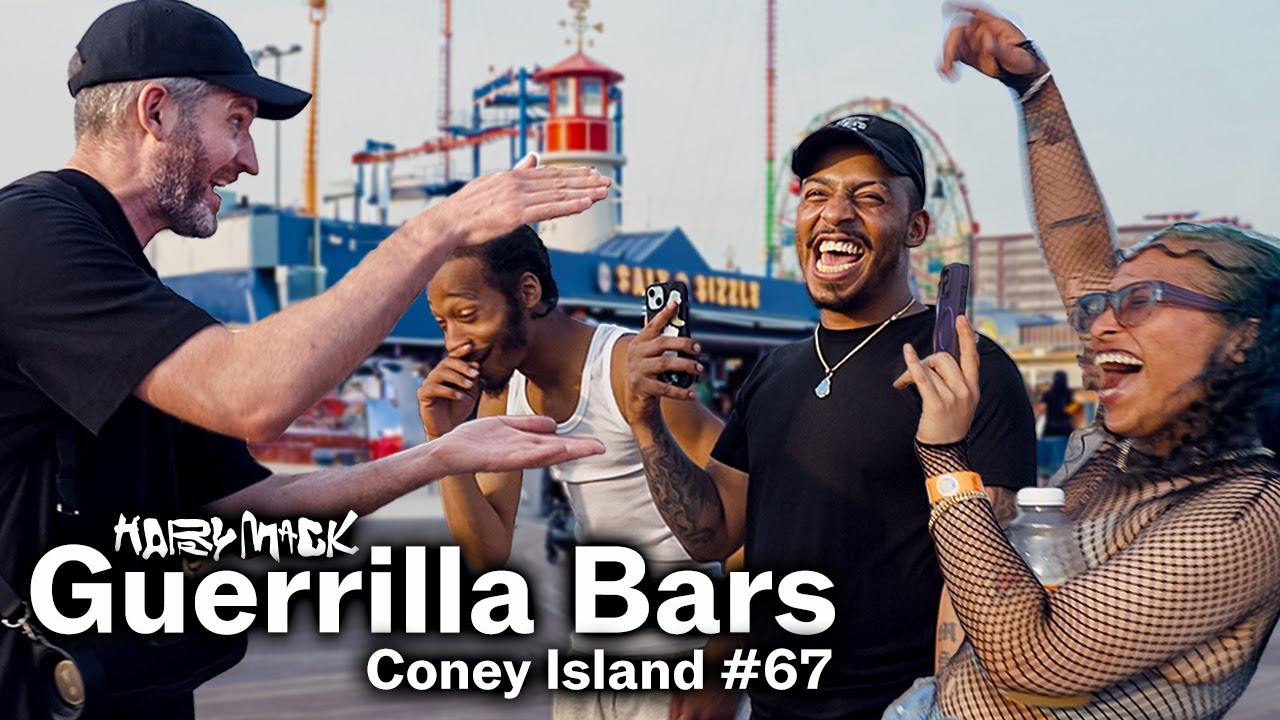 From 1 Person To A Concert | Harry Mack Guerrilla Bars 67 Coney Island