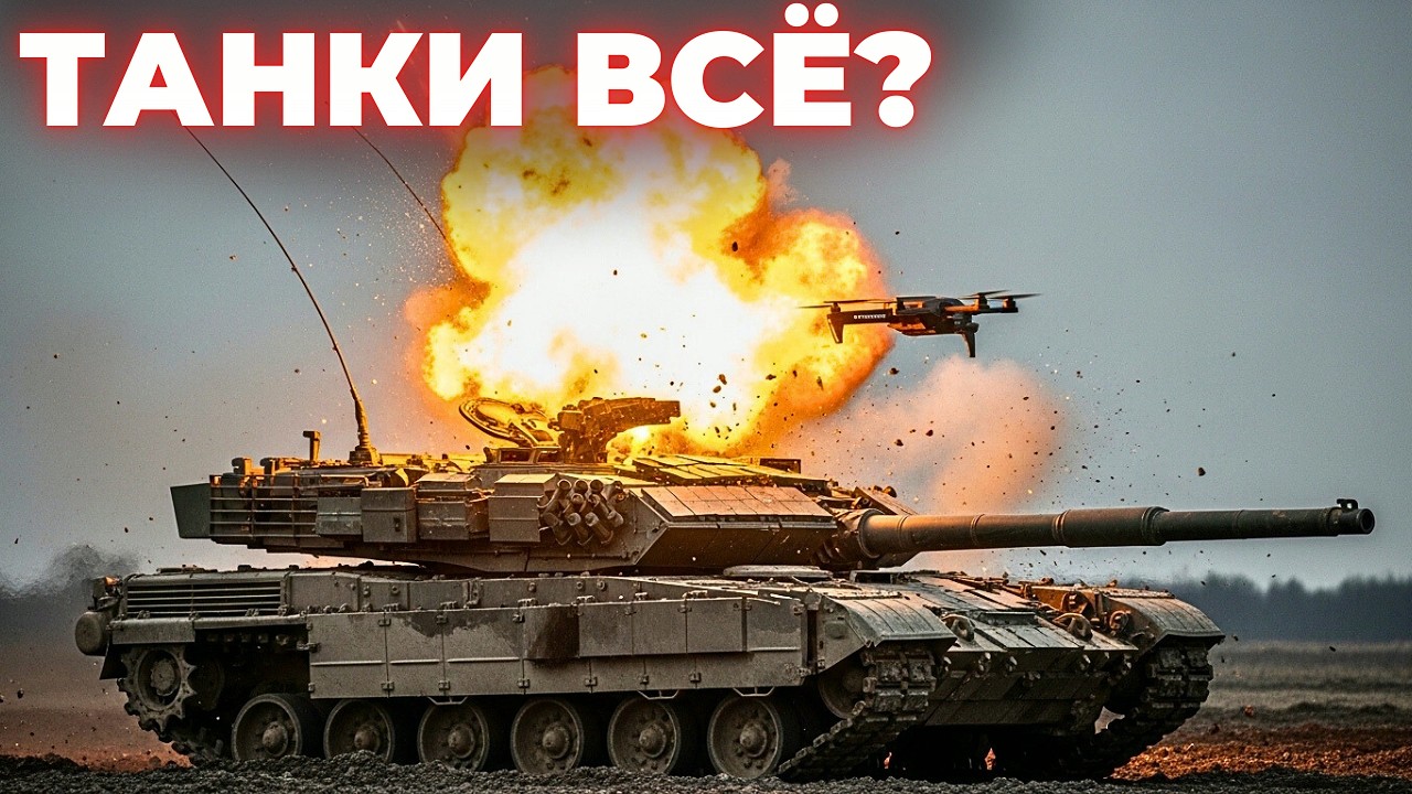 [СЕКРЕТ РАСКРЫТ] КОНЕЦ ЭПОХИ ТАНКОВ? Как дроны и ИИ навсегда меняют правила войны