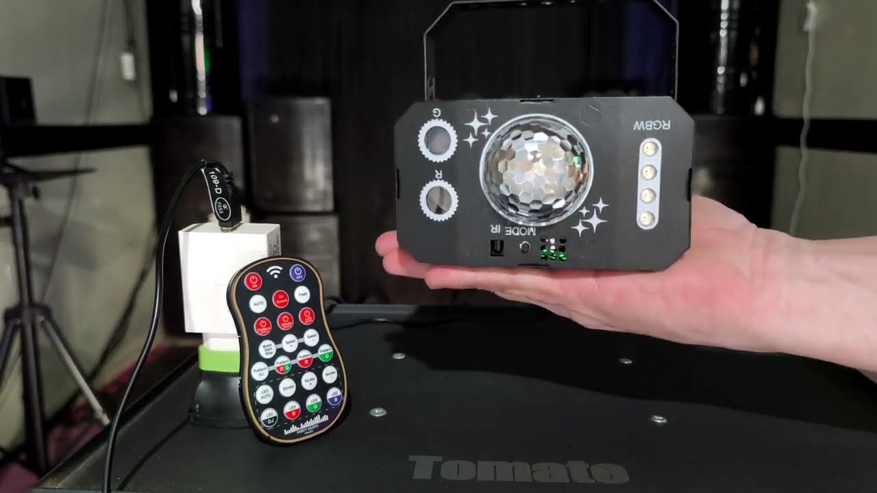 Canhão Raio Laser Holográfico Jogo De Luz RGBW Configuração como configura modelo: OIH6904