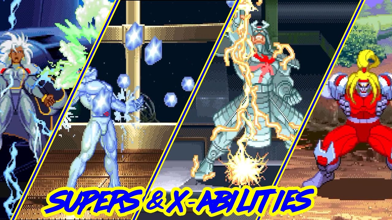 X-Men Children of the Atom : All Super Moves and X-Abilities