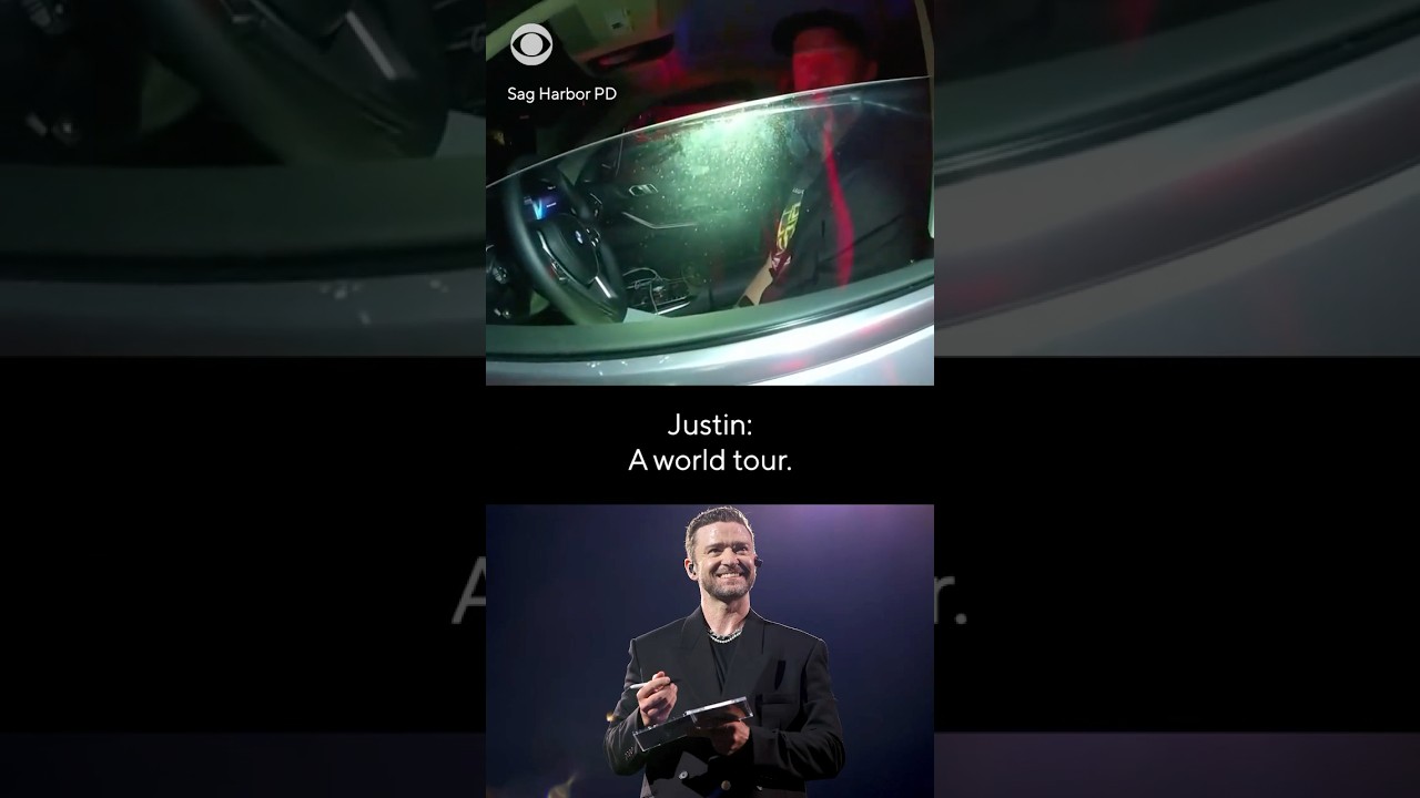 Sag Harbor police release bodycam footage from 2024 encounter with Justin Timberlake #shorts