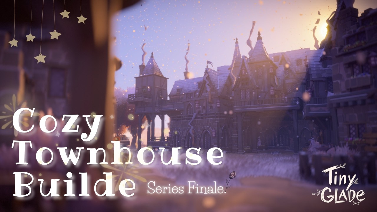 【ASMR】今日で終わり！12| Cozy Townhouse Builde【Tiny Glade】