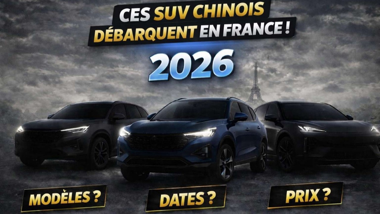 TOP 3 SUV CHINOIS, ils débarquent en France pour tout bouleverser
