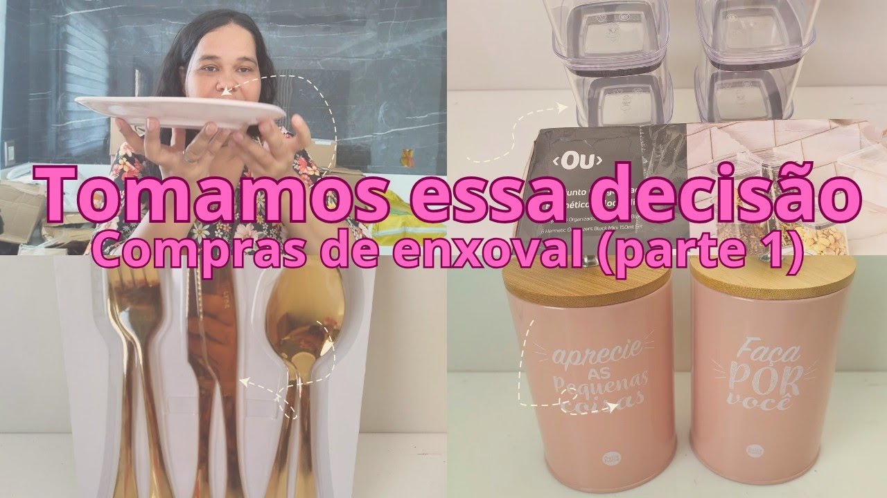 COMPRAMOS MUITAS COISAS PARA NOSSA CASA NOVA 🛍️TUDO MUITO LINDO🤩#enxoval #casanova #compras 