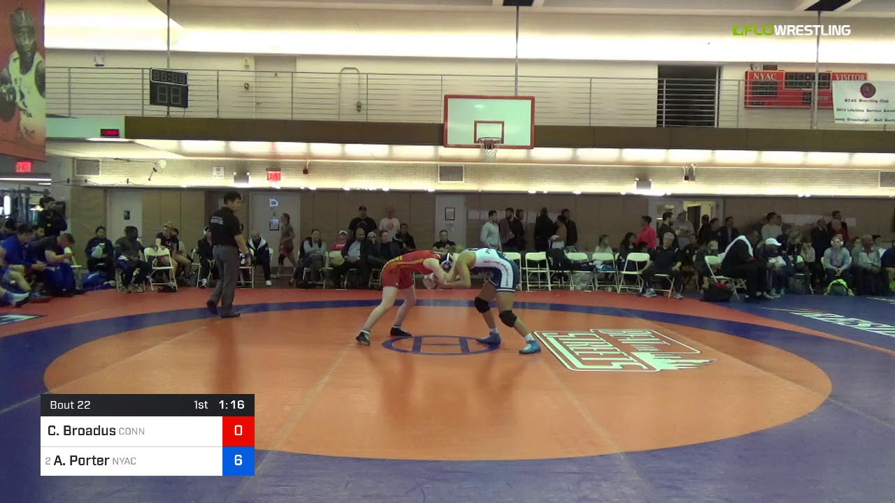 2018 Bill Farrell Memorial International/Women's Freestyle 65 Quarter-Finals - Cara Broadus (Conn)