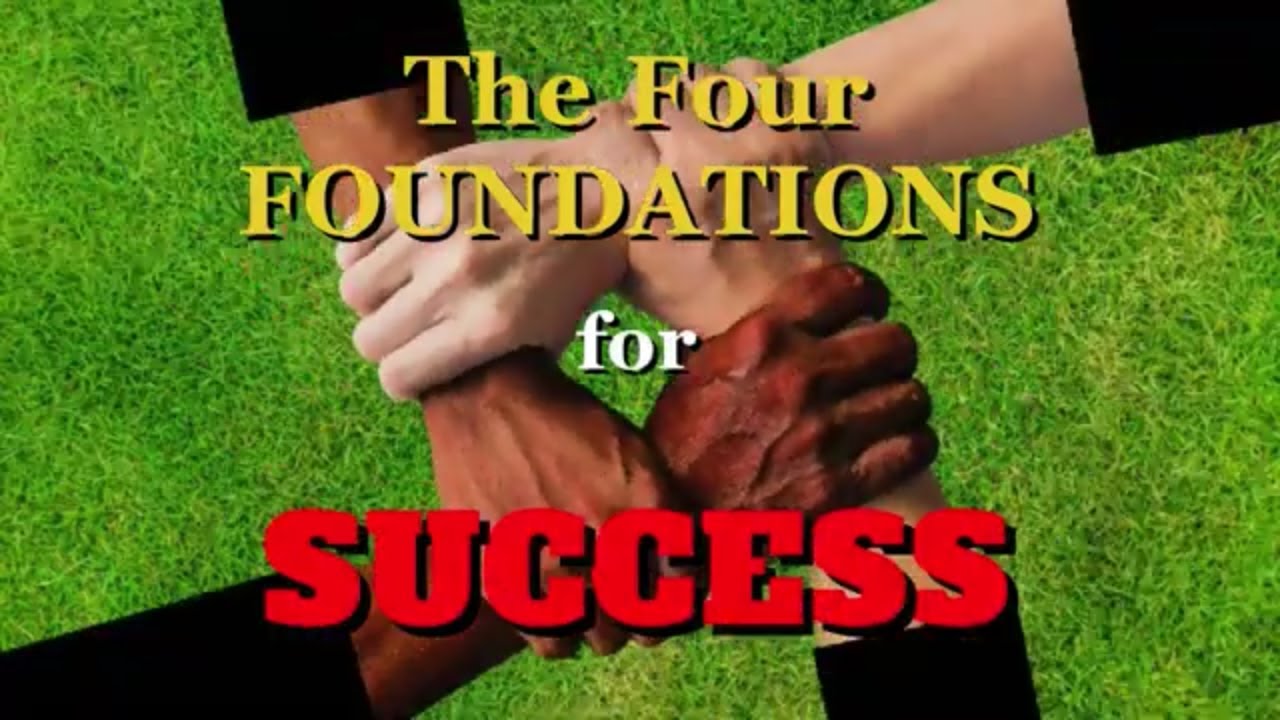 The 4 Foundations for SUCCESS 🙂 Building a Strong Foundation for Life👍