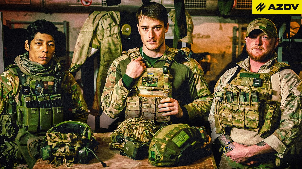 Azov’s Foreign Recruits Show Their Gear Before an Assault