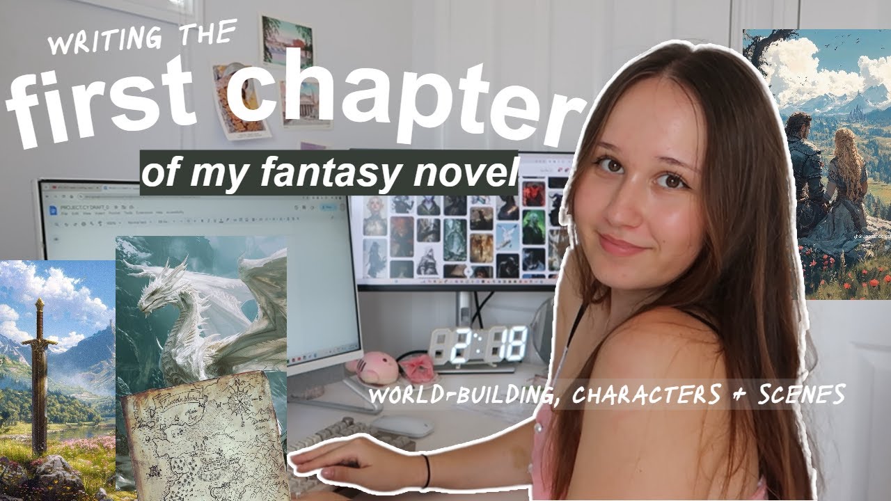 writing the first chapter of my *new* fantasy novel 📜⚔️ VLOG (my chapter process, new keyboards)