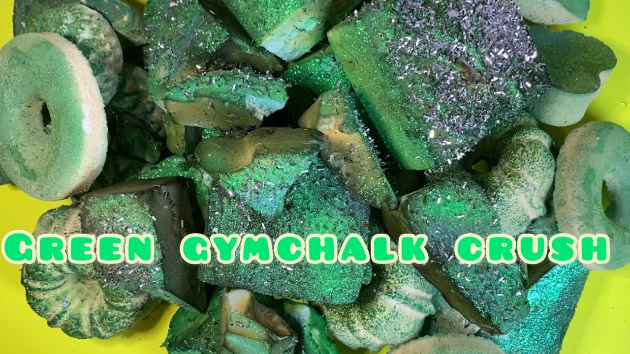 Mossy Mash Up | Green Dyed Gymchalk Crush | So Satisfying