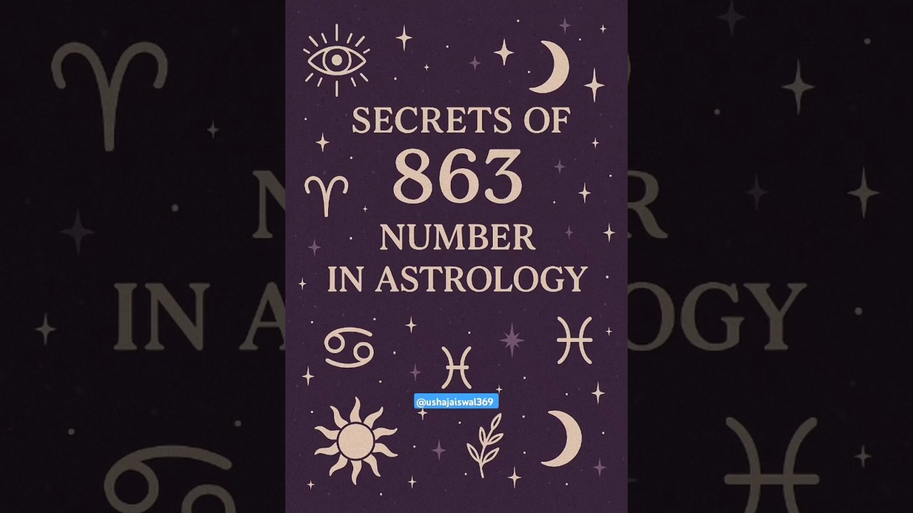 secreat of 863#manifestation #astrology