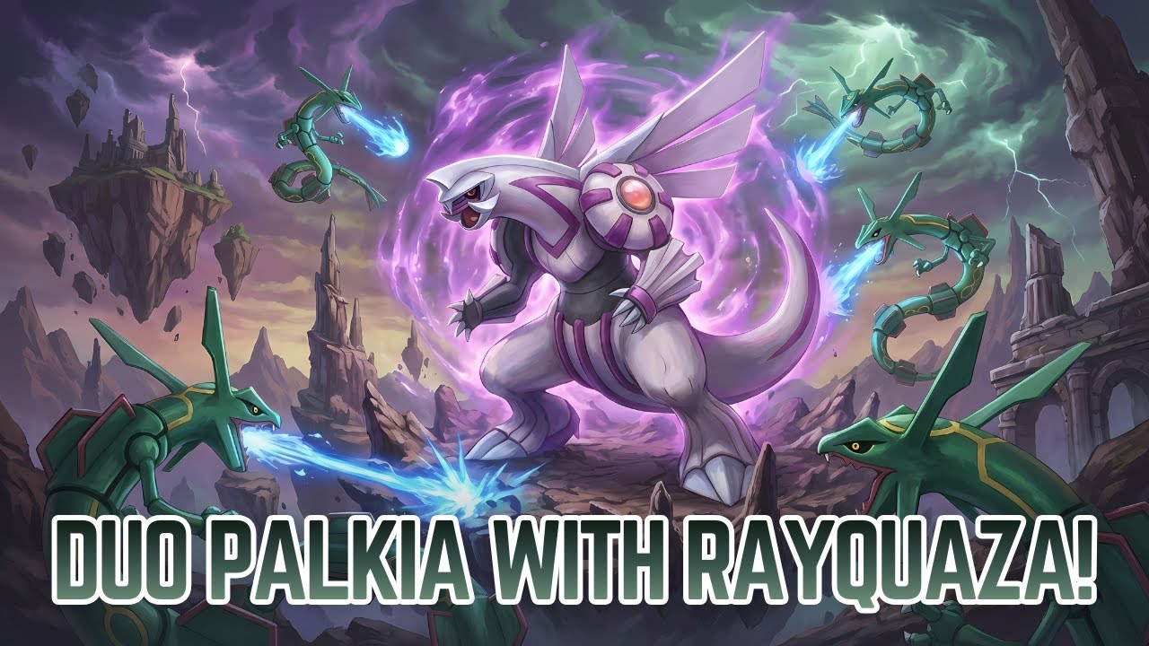 DUO! Palkia DEFEATED by Rayquaza Troops!