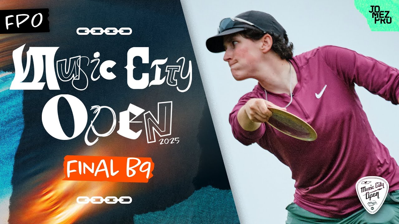 2025 MVP MUSIC CITY OPEN | FPO FINALB9 | L&auml;tt, Saarinen, Gannon, Hansen | Jomez Disc Golf