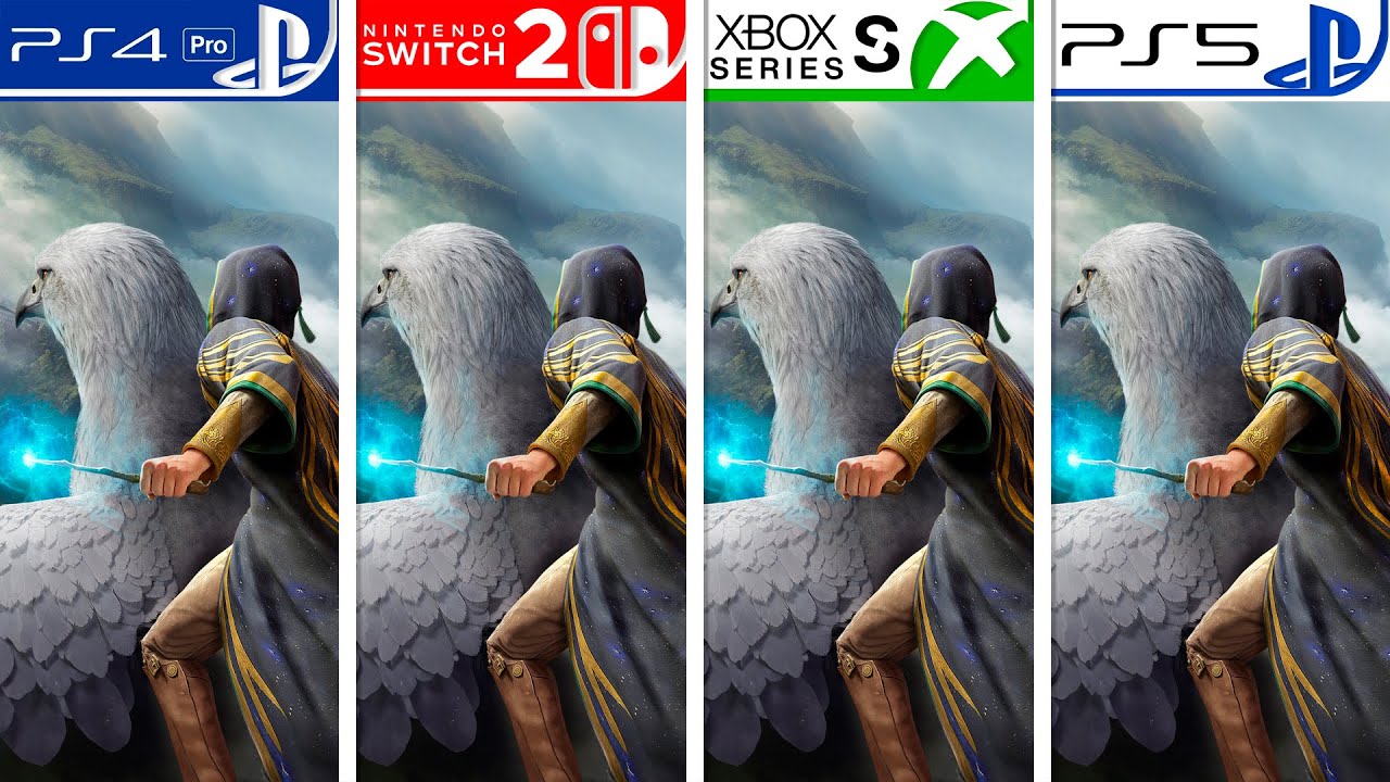 Hogwarts Legacy | Switch 2 - PS4 Pro - Xbox Series S - PS5 | Final Graphics Comparison