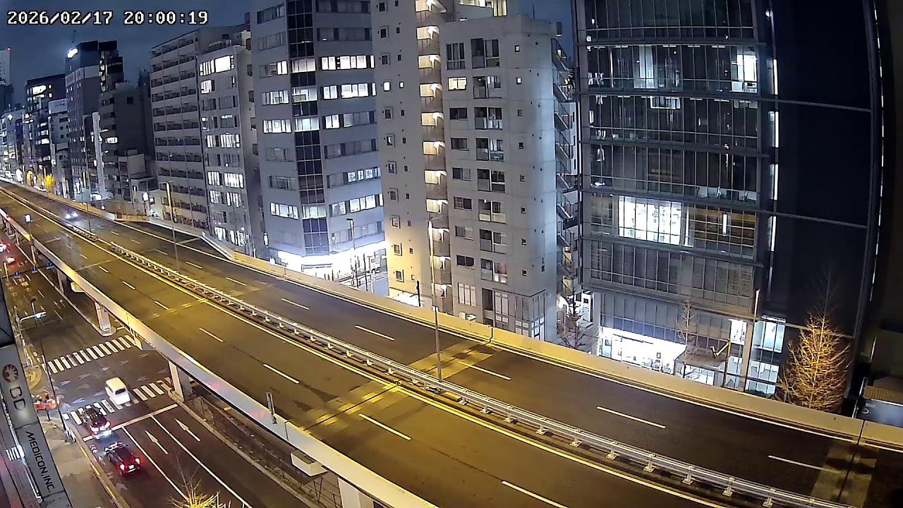 首都高速1号上野線ライブカメラ Route 1 Ueno Line Metropolitan Expressway.world.cam