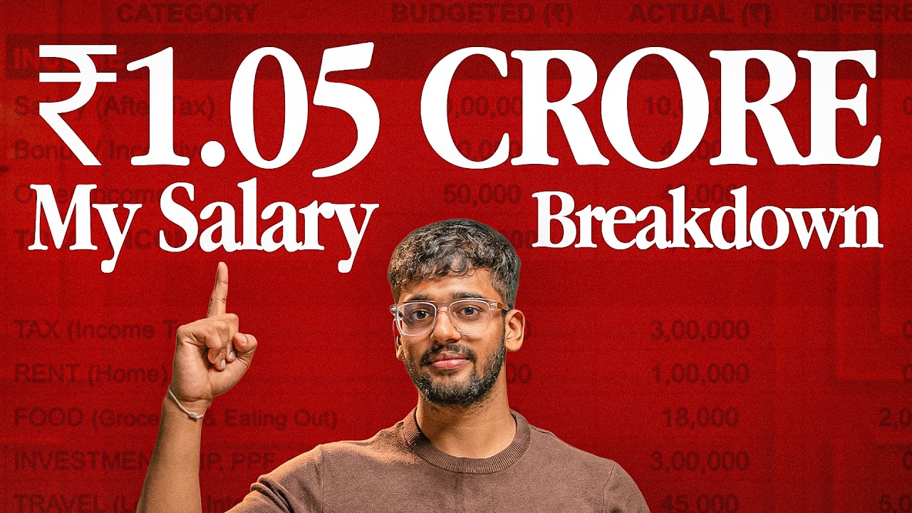 How I ACTUALLY Spend My 1.05 Crore Salary in Bangalore