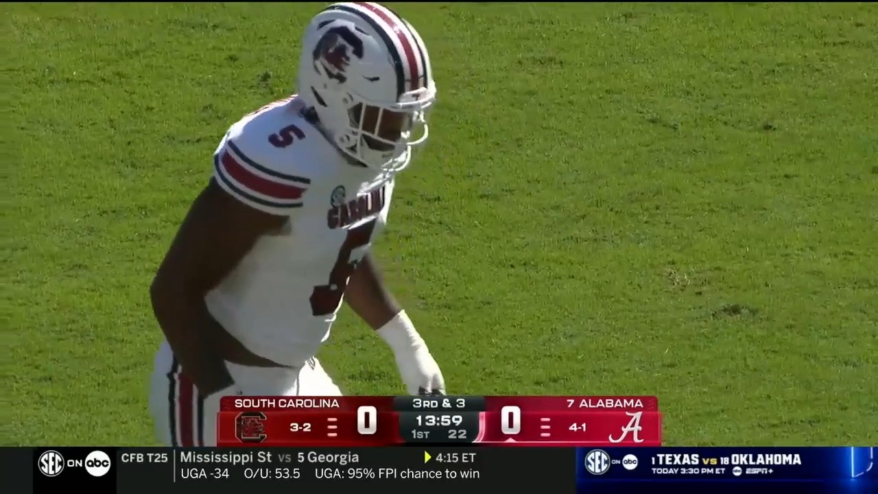 Kyle Kennard vs Alabama 2024 - Gamecock Torture