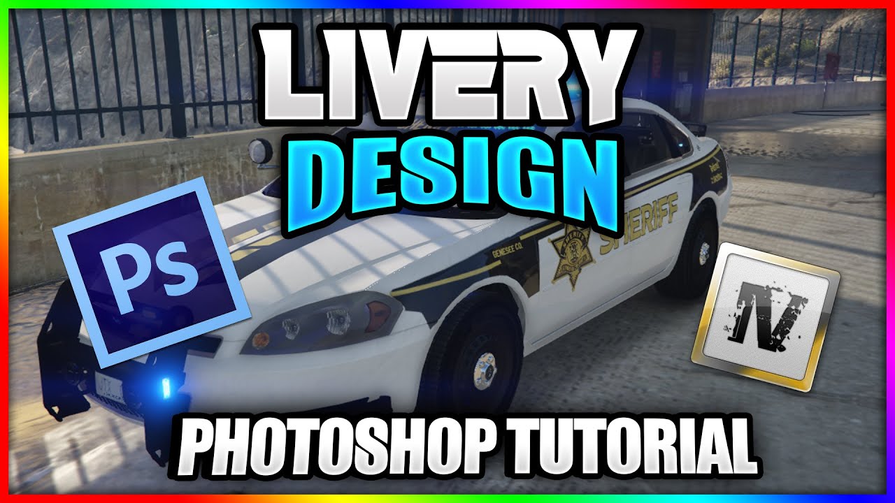 How to make vehicle liveries for FiveM | Photoshop | FiveM/GTAV