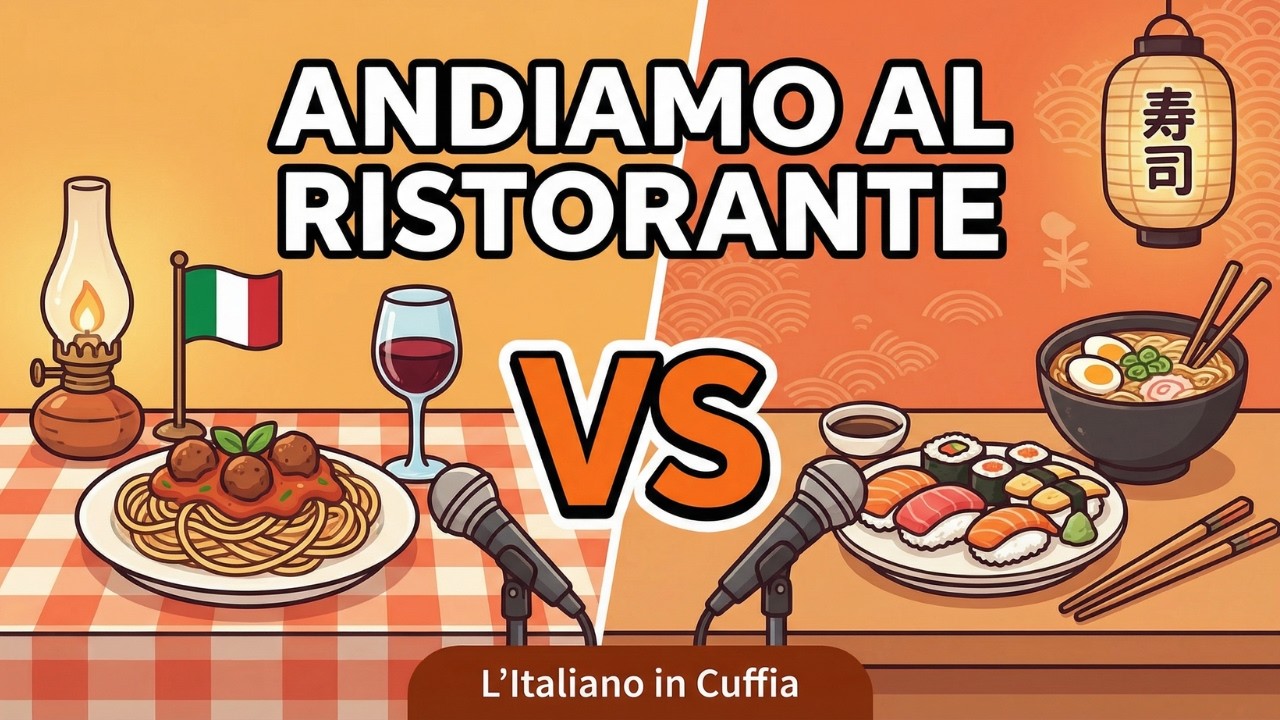 Parliamo di RISTORANTI e CIBO in italiano! |  Impara l'italiano ascoltando