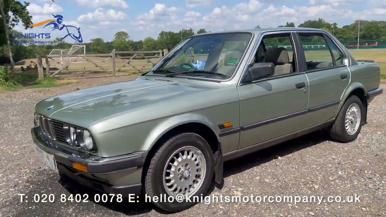 BMW 323i E30 2.3 4dr Petrol Automatic | 1984/A | 67k miles | Historic Car Status ULEZ/RFL/MoT - Free