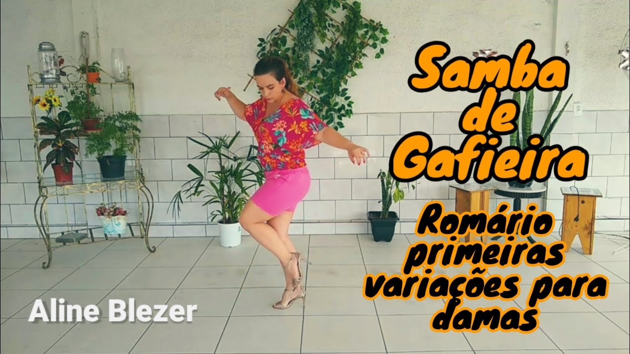 Samba de Gafieira - Romário ... primeiras variações para damas - Aline Blezer - dança de salão