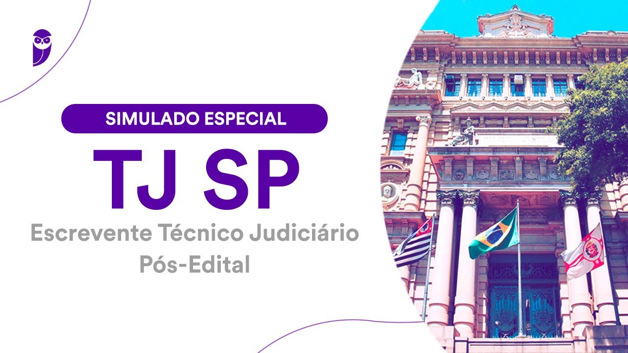 Simulado Especial TJ SP - Escrevente T&eacute;cnico Judici&aacute;rio - P&oacute;s-Edital - Corre&ccedil;&atilde;o