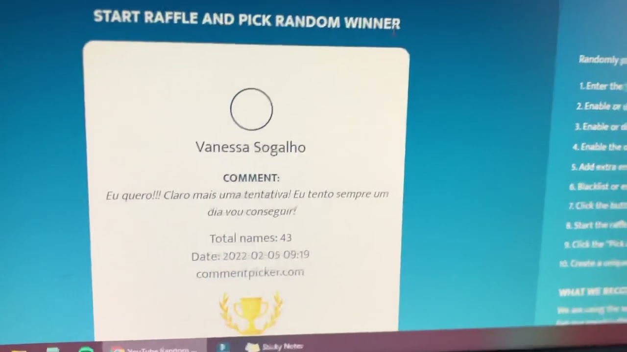 Resultado GIVEAWAY &ldquo;Uma Vida Adiada&rdquo;