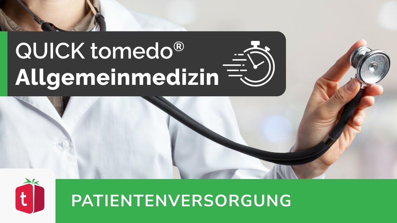 Sprechstunde am Beispiel Akut-Patient (für Einsteiger) – tomedo® (Quick Support)