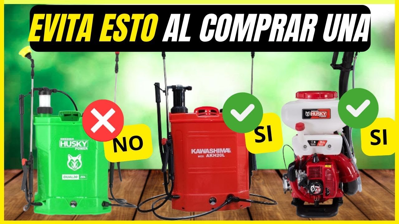 Las 3 Mejores Fumigadoras Bombas Para Fumigar Jardín, Campo o Cultivo [Sí Valen la Pena]