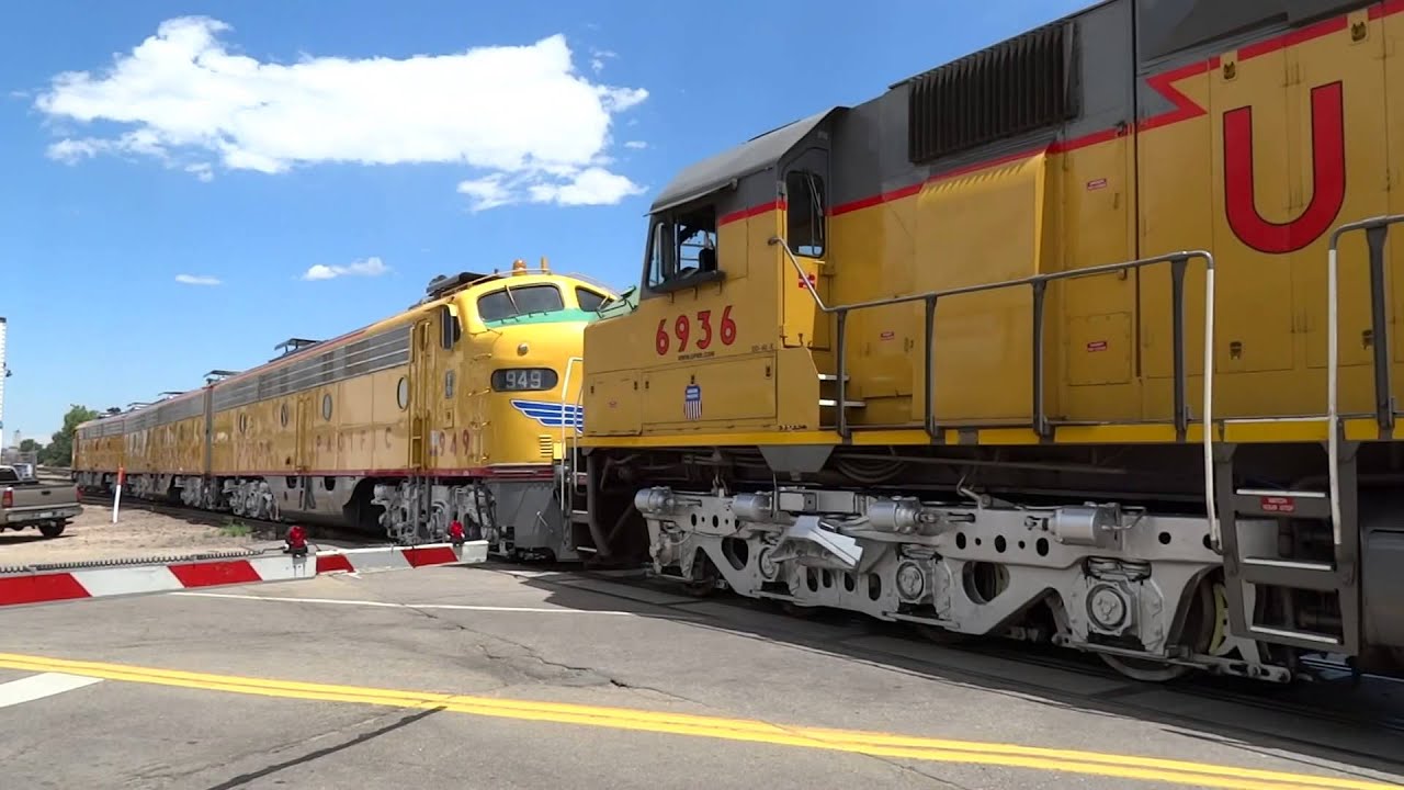 2015 Union Pacific Frontier Days Train Arrives in Denver, CO