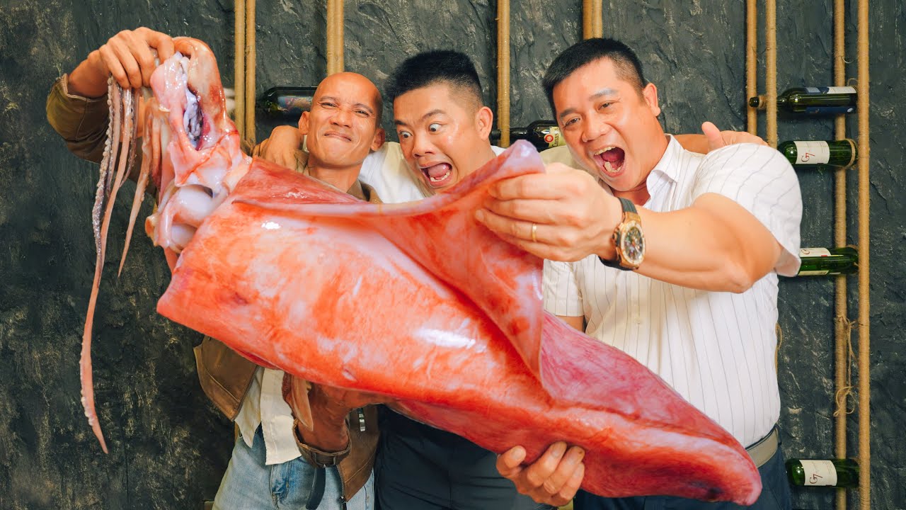 Amazing Culinary Experience: Giant Grilled Squid, Gold Beef Tongue, Bamboo Rats & Must-Try Dishes!