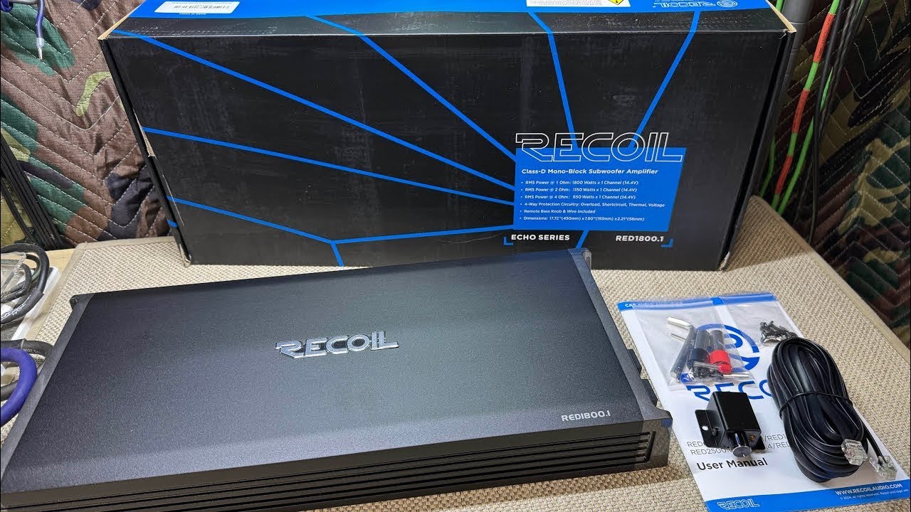 Recoil RED1800.1 Overview and Amp Dyno