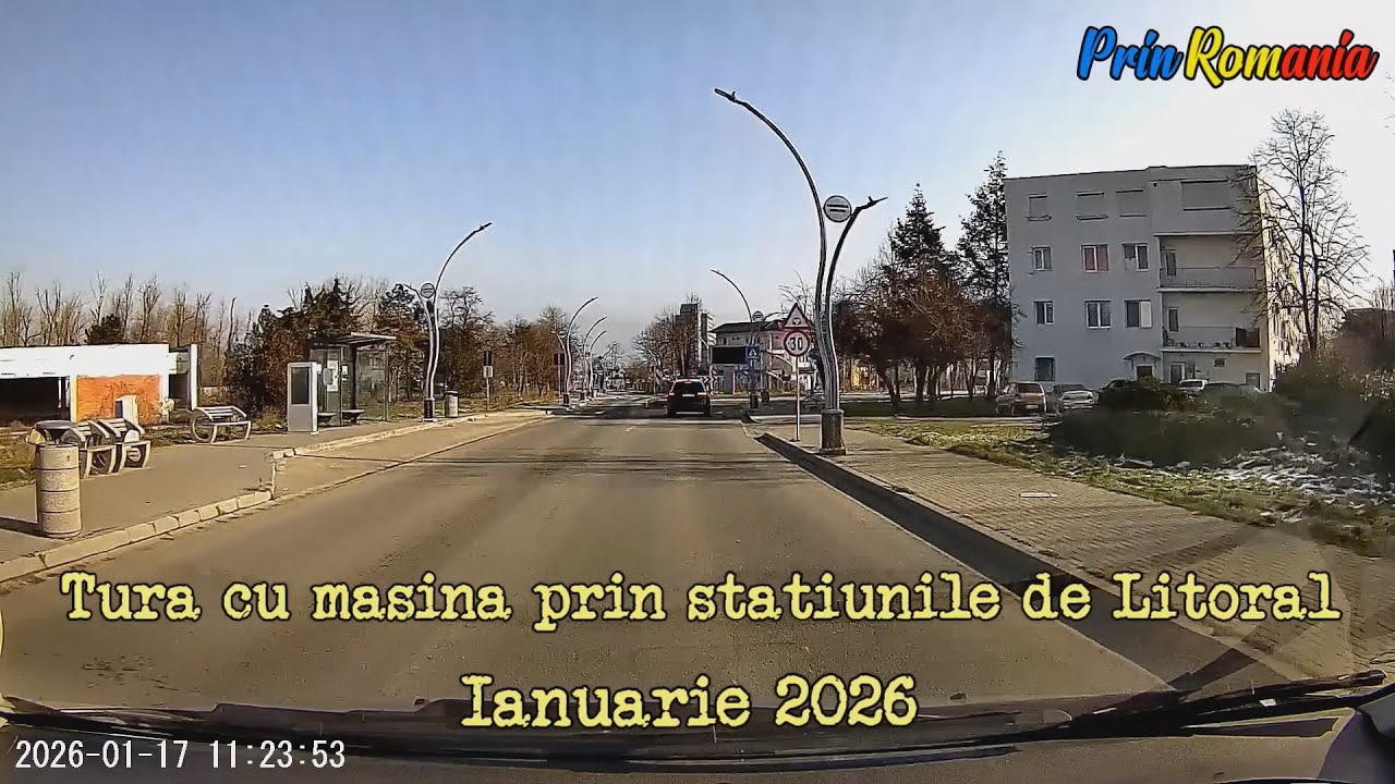 Tura cu masina prin statiunile de pe Litoral Sud Ianuarie 2026