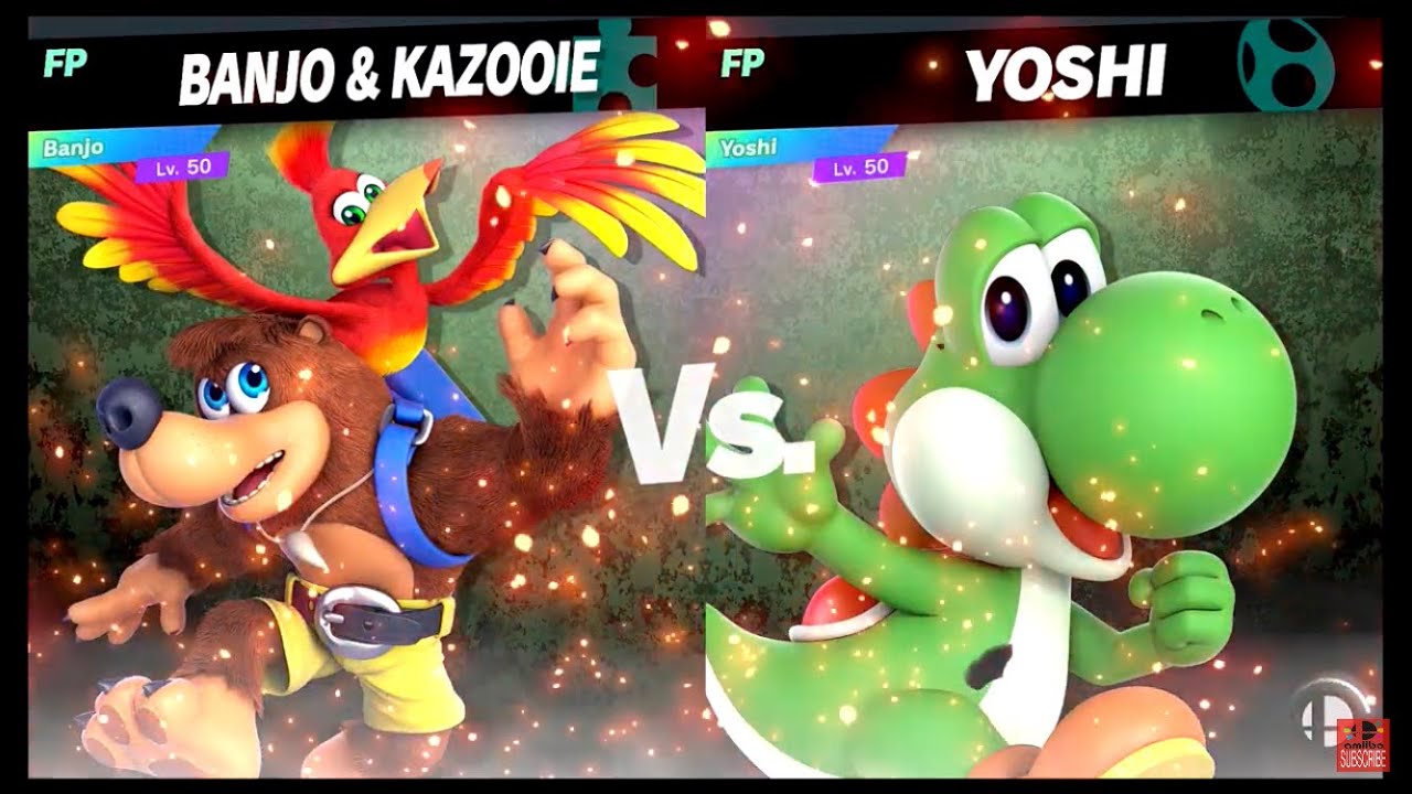 Super Smash Bros Ultimate Amiibo Fights – 3pm Poll Banjo vs Yoshi